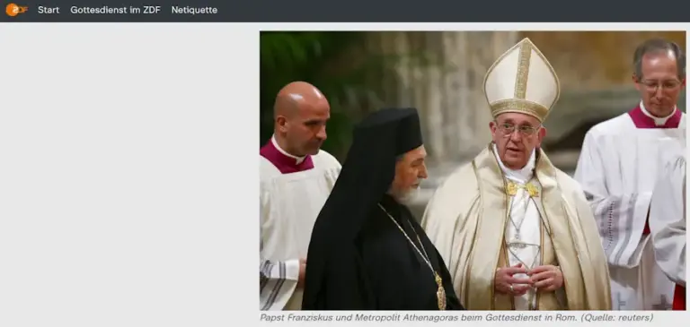 Papst bittet andere Kirchen um Vergebung