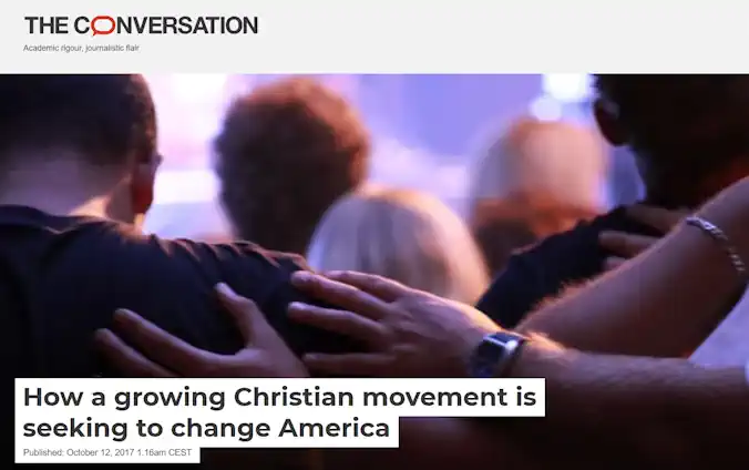 Wie eine wachsende christliche Bewegung versucht, Amerika zu verändern