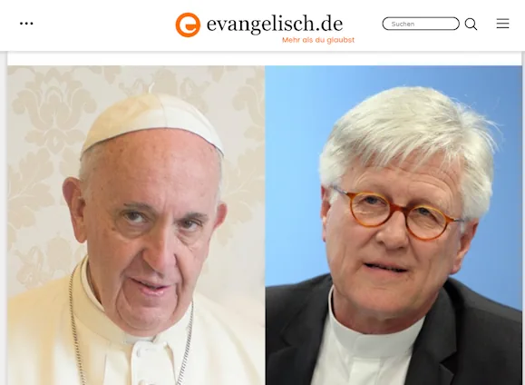 Spitzenrepräsentanten der evangelischen Kirche reisen zum Papst