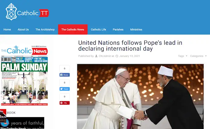 Die Vereinten Nationen folgen dem Vorbild des Papstes und erklären einen Internationalen Tag